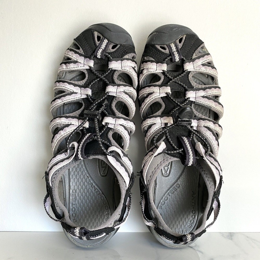 Keen Whisper Womens Sandals Size 10 Black 1008448 Waterproof Hiking